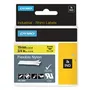 Dymo 18491 Black On Yellow Flexible Nylon Adhesive Tape 19mm x 3.5m (S0718090)