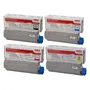 Oki 4386572 4 Colour Toner Cartridge Multipack