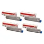 Oki 4464300 4 Colour Toner Cartridge Multipack