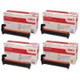 Oki 448444 4 Colour Image Drum Multipack (44844469/70/71/72)