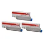 OKI 4484450 3 Colour Toner Cartridge Multipack