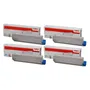 OKI 4484450 4 Colour Toner Cartridge Multipack