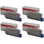 Oki 4539620 High Capacity 4 Colour Toner Cartridge Multipack