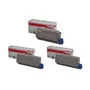 OKI 4539630 3 Colour Toner Cartridge Multipack