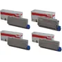 Oki 4539630 4 Colour Toner Cartridge Multipack