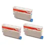 Oki 4644310 3 Colour High Capacity Toner Cartridge Multipack