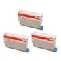 High Capacity Oki 4649060 3 Colour Toner Cartridge Multipack