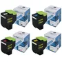 Compatible Lexmark 702X Extra High Capacity 4 Colour Toner Cartridge Multipack