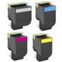 Lexmark 702X Extra High Capacity 4 Colour Return Program Toner Cartridge Multipack