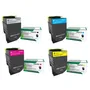 Lexmark 71B20 4 Colour Return Program Toner Cartridge Multipack
