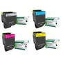 Lexmark 71B2H High Capacity 4 Colour Return Program Toner Cartridge Multipack