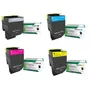 Lexmark 71B2 Extra High Capacity Black & High Capacity 3 Colour Return Program Toner Cartridge Multipack