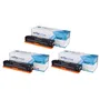 Compatible Canon 731 3 Colour Toner Cartridge Multipack