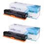 Compatible HP 128A Black Toner Cartridge Twin pack - (CE320AD)