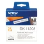 Brother DK-11203 300 x Black on White 17mm x 87mm Permanent Adhesive File Folder Labels