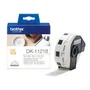 Brother DK-11218 1000 x Black On White Round Labels 24mm Adhesive Diameter Paper