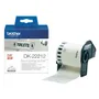 Brother DK-22212 Black On White 62mm x 15.24m Permanent Adhesive Continuous White Film Tape