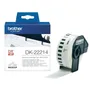 Brother DK-22214 Black On White 12mm x 30.48m Strong Adhesive Continuous Tape Paper