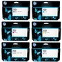 HP 727 High Capacity 6 Colour Ink Cartridge Multipack