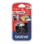Brother MK521BZ Black On Blue Plastic Labelling Tape - Adhesive Non-Laminated 9mm x 8m