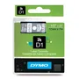 Dymo 45020 White On Clear D1 Adhesive Labelling Tape 12mm x 7m (S0720600 Tape)