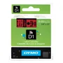 Dymo 40917 Black On Red D1 Adhesive Labelling Tape 9mm x 7m (S0720720)