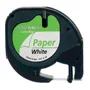 Dymo 91200 Black On White LetraTag Adhesive Paper Tape 12mm x 4m (S0721510)