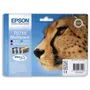 Epson T0715 4-Colour Ink Cartridges Multipack - (Cheetah)