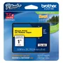 Brother TZe-651 Black On Yellow Laminated P-Touch Adhesive Labelling Tape 24mm x 8m