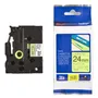 Brother TZe-C51 Black On Fluorescent Yellow Laminated P-Touch Adhesive Labelling Tape 24mm x 5m