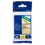 Brother TZe-PR851 Black On Premium Gold Laminated P-Touch Adhesive Labelling Tape 24mm x 8m