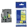 Brother TZe-S641 Black On Yellow Strong Adhesive Laminated P-Touch Labelling Tape 18mm x 8m