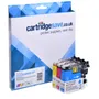 Compatible Brother LC125XL High Capacity 3 Colour Ink Cartridge Multipack (LC-125XLRBWBP)
