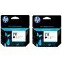 HP 711 Multipack Black Ink Cartridge Twin Pack - (P2V31A)