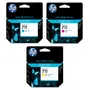 HP 711 3 Colour Ink Cartridge Multipack - (P2V32A)
