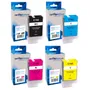 Compatible Canon PFI-102 4 Colour Ink Cartridge Multipack
