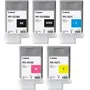 Canon PFI-107 5 Colour Ink Cartridge Multipack