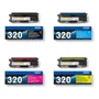Brother TN-320 4 Colour Toner Cartridge Multipack