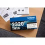 Brother TN2320 High Capacity Black Toner Cartridge Twin Pack 