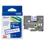 Brother TZe-133 Blue On Clear Laminated P-Touch Adhesive Labelling Tape 12mm x 8m