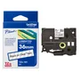 Brother TZe-161 Black On Clear Laminated P-Touch Adhesive Labelling Tape 36mm x 8m
