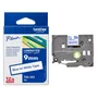 Brother TZe-223 Blue On White Laminated P-Touch Adhesive Labelling Tape 9mm x 8m