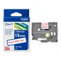 Brother TZe-232 Red On White Laminated P-Touch Adhesive Labelling Tape 12mm x 8m