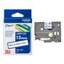Brother TZe-233 Blue On White Laminated P-Touch Adhesive Labelling Tape 12mm x 8m