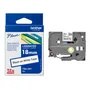 Brother TZe-241 Black On White Laminated P-Touch Adhesive Labelling Tape 18mm x 8m