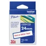 Brother TZe-252 Red On White Laminated P-Touch Adhesive Labelling Tape 24mm x 8m