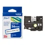 Brother TZe-261 Black On White Laminated P-Touch Adhesive Labelling Tape 36mm x 8m