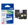 Brother TZe-263 Blue On White Laminated P-Touch Adhesive Labelling Tape 36mm x 8m