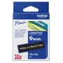Brother TZe-325 White On Black Laminated P-Touch Adhesive Labelling Tape 9mm x 8m