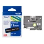 Brother TZe-335 White On Black Laminated P-Touch Adhesive Labelling Tape 12mm x 8m